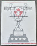 LEWIS, LENNOX AMATEUR CANADA CUP 88 OFFICIAL PROGRAM (1988)