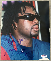 LEWIS, LENNOX SIGNED PHOTO (PSA/DNA)