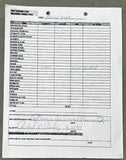 LEWIS, PANAMA SIGNED EQUIPMENT ORDER FORM (1994)