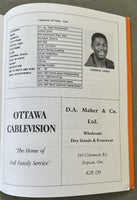 LEWIS, LENNOX AMATEUR CANADA CUP 88 OFFICIAL PROGRAM (1988)