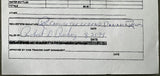 LEWIS, PANAMA SIGNED EQUIPMENT ORDER FORM (1994)