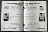 LISTON, SONNY-JOHNNY GRAY OFFICIAL PROGRAM (1955)