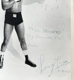 LISTON, SONNY SIGNED PHOTO (JSA-SIGNED AS WORLD HEAVYWEIGHT CHAMPION)