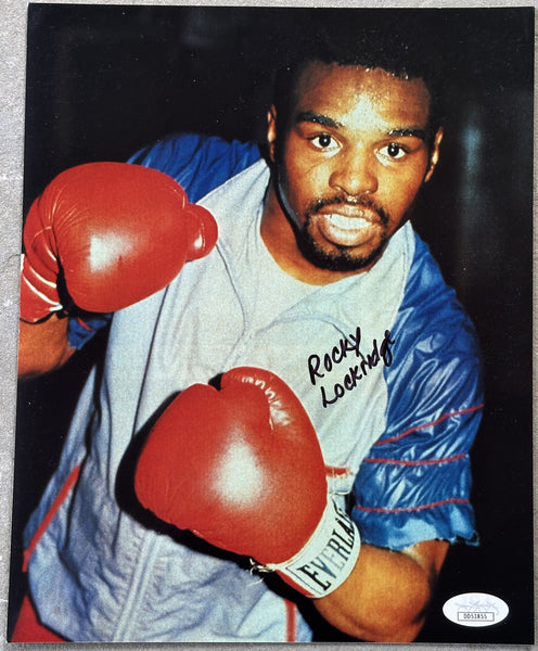 LOCKRIDGE, ROCKY SIGNED PHOTO (JSA)