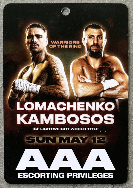LOMACHENKO, VASYL-GEORGE KAMBOSOS CREDENTIAL (2024)