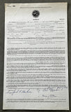 PATTERSON, FLOYD & BRIAN LONDON ORIGINAL SIGNED FIGHT CONTRACTS (1959-SIGNED BY BOTH PATTERSON & LONDON)