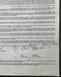 PATTERSON, FLOYD & BRIAN LONDON ORIGINAL SIGNED FIGHT CONTRACTS (1959-SIGNED BY BOTH PATTERSON & LONDON)