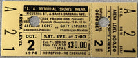 ESPADAS, GUTY-ALFONSO LOPEZ ON SITE FULL TICKET (ESPADAS WINS TITLE-1976)