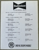 MITCHELL, BRIAN-TONY LOPEZ II OFFICIAL PROGRAM (1991-MITCHELL WINS TITLE)