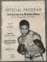 LOUIS, JOE-BUDDY BAER I OFFICIAL PROGRAM (1941)