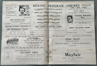 LOUIS, JOE-BUDDY BAER I OFFICIAL PROGRAM (1941)
