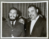 LOUIS, JOE & FIDEL CASTRO ORIGINAL TYPE 1 PHOTOGRAPH (1960)