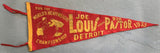 LOUIS, JOE-BOB PASTOR II SOUVENIR PENNANT (1939)