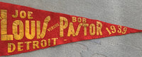 LOUIS, JOE-BOB PASTOR II SOUVENIR PENNANT (1939)