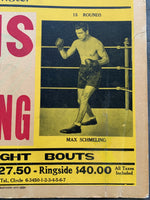 LOUIS, JOE-MAX SCHMELING I ON SITE POSTER (1936)