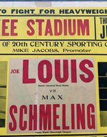 LOUIS, JOE-MAX SCHMELING I ON SITE POSTER (1936)