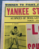LOUIS, JOE-MAX SCHMELING I ON SITE POSTER (1936)