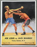 LOUIS, JOE-JACK SHARKEY OFFICIAL PROGRAM (1936)
