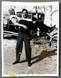 LOUIS, JOE & JACK BLACKBURN ORIGINAL TYPE 1 WIRE PHOTO (1936-TRAINING FOR SCHMELING)