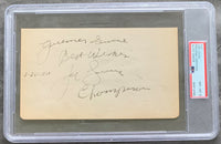 LOUIS, JOE INK SIGNED ALBUM PAGE (1938-PSA/DNA NM-MT 8)