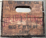 LOUIS, JOE PUNCH PACKING CRATE