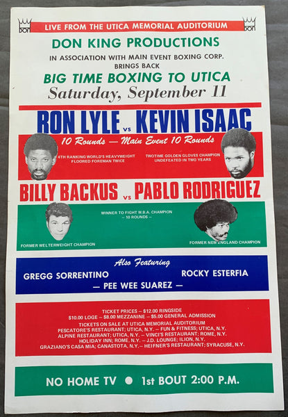 LYLE, RON-KEVIN ISAAC & BILLY BACKUS-PABLO RODRIGUEZ ON SITE POSTER (1976)