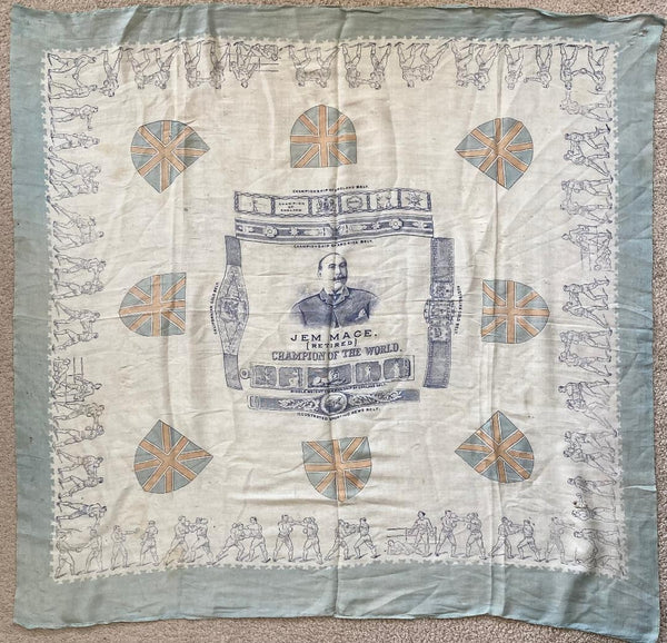 MACE, JEM BOXING SILK (CIRCA 1880'S)