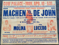 MACHEN, EDDIE-MIKE DEJOHN ON SITE POSTER (1961)