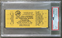 MANCINI, RAY "BOOM BOOM"-DEUKOO KIM ON SITE FULL TICKET (1982-PSA/DNA EX-MT 6)