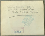 MANDELL, SAMMY-ROCKY KANSAS TYPE WIRE PHOTO (1926)