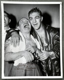 MARCIANO, ROCKY & CHARLEY GOLDMAN ORIGINAL TYPE 1 PHOTO (1952)