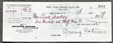 MARTINEZ, VINCE SIGNED PAYROLL CHECK (1961)