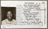 MATTHEWS, EARL "KID" BOXING LICENSE (1961)