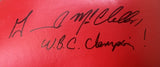 MCCLELLAN GERALD VINTAGE SIGNED BOXING GLOVE