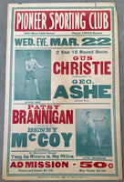 CHRISTIE, GUS-GEORGE ASHE ON SITE POSTER (1916)