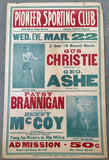CHRISTIE, GUS-GEORGE ASHE ON SITE POSTER (1916)