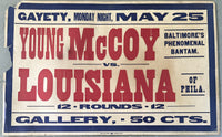 MCCOY, YOUNG KID-LOUISIANA ON SITE POSTER (1914)