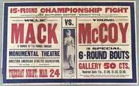 MCCOY, YOUNG KID-WILLIE MACK ON SITE POSTER (1914)