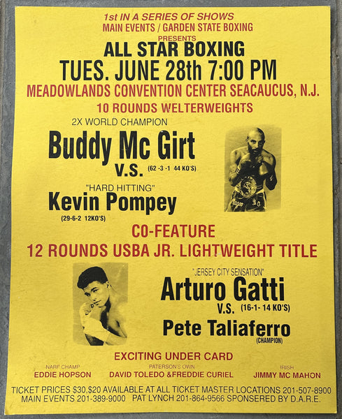GATTI, ARTURO-PETE TALIAFERRO & BUDDY MCGIRT-KEVIN POMPEY ON SITE POSTER (1994)