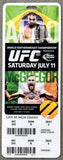 MCGREGOR, CONOR-CHAD MENDES ON SITE FULL TICKET (2015)