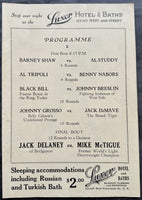 DELANEY, JACK-MIKE MCTIGUE OFFICIAL PROGRAM (1926)
