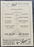 DELANEY, JACK-MIKE MCTIGUE OFFICIAL PROGRAM (1926)