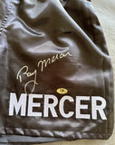 MERCER, RAY SIGNED BOXING TRUNKS