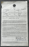 MICELI, JOE SIGNED FIGHT CONTRACT (1954-AL ANDREWS FIGHT)