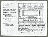 MINTER, ALAN-KEVIN FINNEGAN ON SITE STUBLESS TICKET (1977)