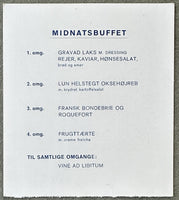 MONZON, CARLOS-TOM BOGS AFTER PARTY PASS (1972)