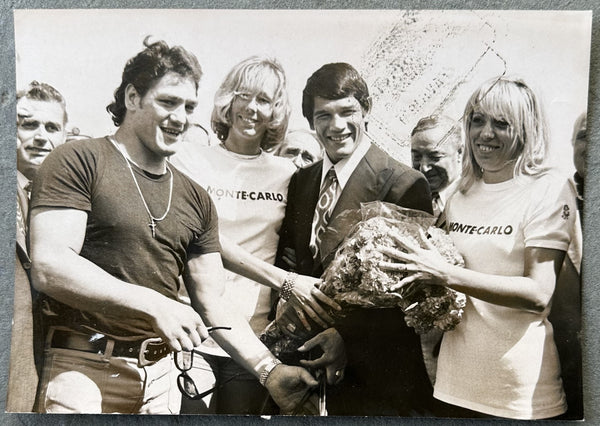 MONZON, CARLOS & OSCAR BONAVENA ORIGINAL WIRE PHOTO (1971) JO Sports Inc.