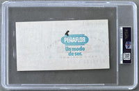 MONZON, CARLOS-TONY MUNDINE SIGNED FULL TICKET (1974-SIGNED BY MONZON-PSA/DNA)