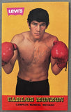 MONZON, CARLOS VINTAGE SIGNED ADVERTISING PHOTO JSA)
