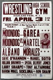 MORALES, PEDRO & RICK MARTEL & TONY GAREA VS MOONDOG REX & MOONDOG KING & LOU ALBANO ON SITE POSTER (1981)